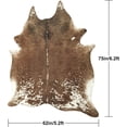 thumbnail image 7 of Easycozy Faux Cowhide Large Cow Print 5.2 x 6.2 Feet Thickened Elastic Rug for Bedroom, Living Room, Home Office, Western Decor, 7 of 7