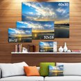 thumbnail image 3 of Beautiful Sunrise and Seashore - Large Seashore Canvas Wall Art, 3 of 4