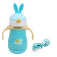 thumbnail image 3 of Taza Para Sorber Infantil, Taza De Aislamiento, 6 Capas De Preservación Del Calor De Acero Inoxidable A Prueba De Fugas Lindo 260ml Para Niños Bebé ANGGREK Verde, 3 of 8