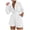 White, variant on Riforla Women's Vacation Fashion Casual Suit Solid Color Summer Shorts and Shirt Top Two Piece Sets Lapel Shirt Sexy Suits Short sets White XL