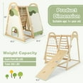 thumbnail image 2 of Gymax Kid's Climbing Toy w/ Slide Climbing Net Climbing Rock Removable Tent, 2 of 10