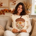 thumbnail image 6 of AuroraX Fall Pumpkin Throw Pillow Covers Thanksgiving Decorative Throw Pillowcase Outdoor Farmhouse Rustic Harvest Home Decor Beige, 6 of 7