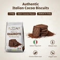 thumbnail image 2 of 6 Pack - Biscotti Cacao Cookies Features Firm Texture with Subtle Cocoa Notes - Italian Cookie Baked for Consistent Crispness & Clean Edges 80g/each, 2 of 6