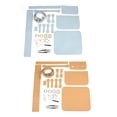 thumbnail image 1 of 2 Kit Handmade Precut Leather Bag Complete Kit Handcraft Tote Handbag Knitting, 1 of 9