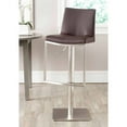 thumbnail image 1 of Safavieh Ember Bicast Leather Bar Stool, 33.86", 1 of 4