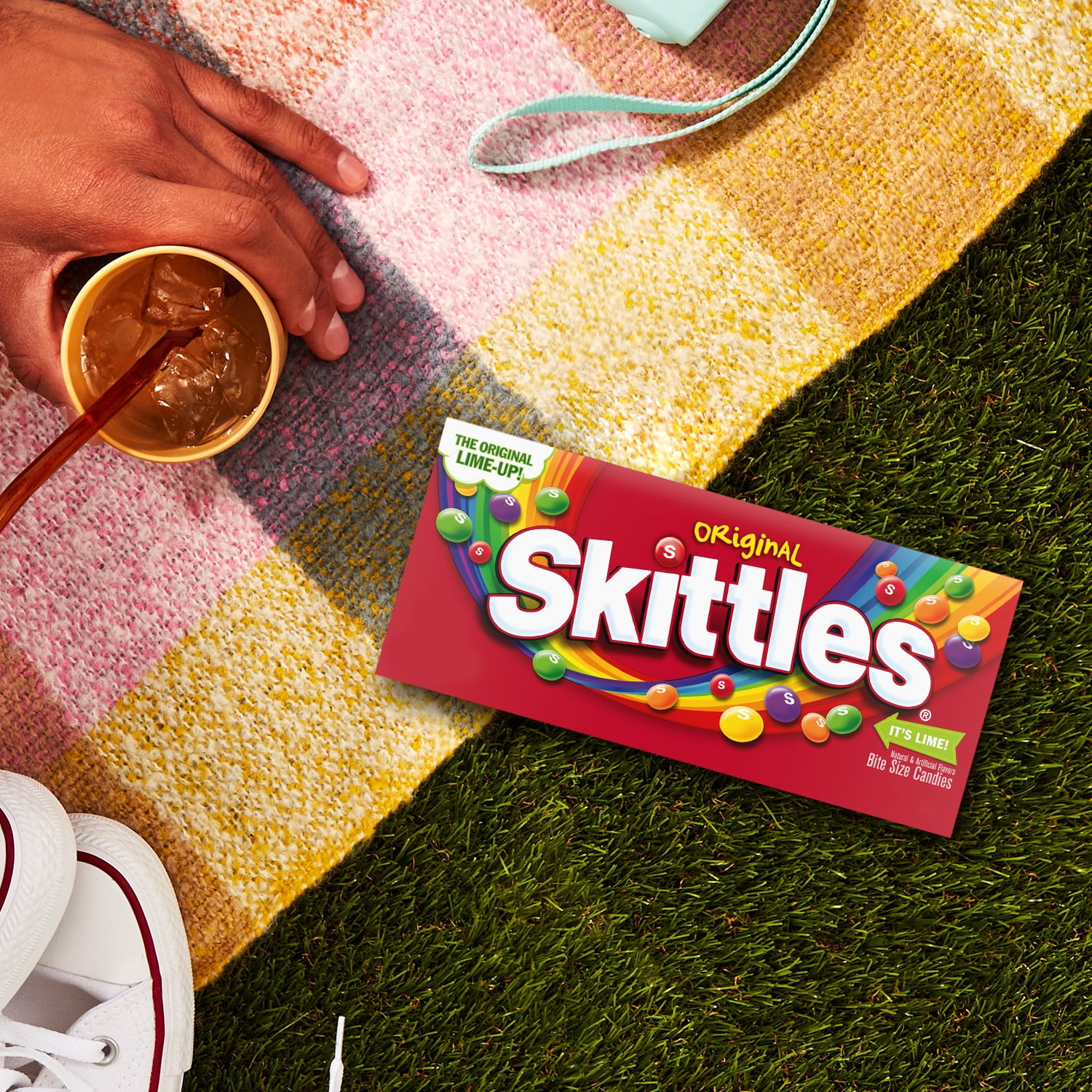 (3 pack) Skittles Original Fruity Chewy Candy Theater Box, 3.5 oz