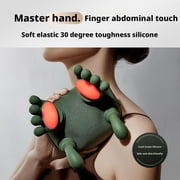 Neck Massager with Hands, Bionic Back and Shoulder Massager with Heat, Portable Electric Heated Shiatsu Massager with Simulated Hand Design for Neck