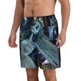 thumbnail image 2 of Corpse Bride Men's Swim Trunks Quick Dry Beach Board Shorts with Pockets Mesh Lining Bathing Suits, 2 of 7