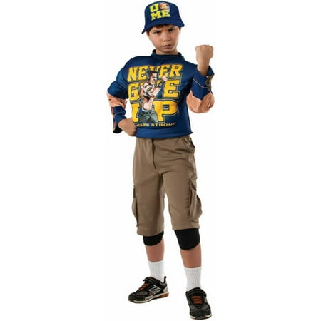 Muscle Chest John Cena Child Costume - Medium