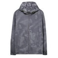 thumbnail image 2 of Men‘s Autumn And Winter Printed Hooded Windproof Thin Jacket Coat Top Blouse, 2 of 6