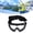 Black, variant on BOKYAN Detachable Outdoor Sport Goggles UV Protective Impact Resistant Thickened Camping Bike Cycling Goggles With Transparent Gray And Yellow Lenses Green Frame 9.45 inches / 24 cm