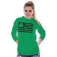 thumbnail image 4 of St Patrick's Day Irish-American Pride Long Sleeve TShirt Men Women Brisco Brands 3X, 4 of 6