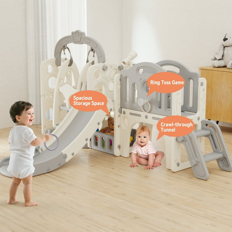 Amusement Equipment Playground Equipment Soft Play Set Grey