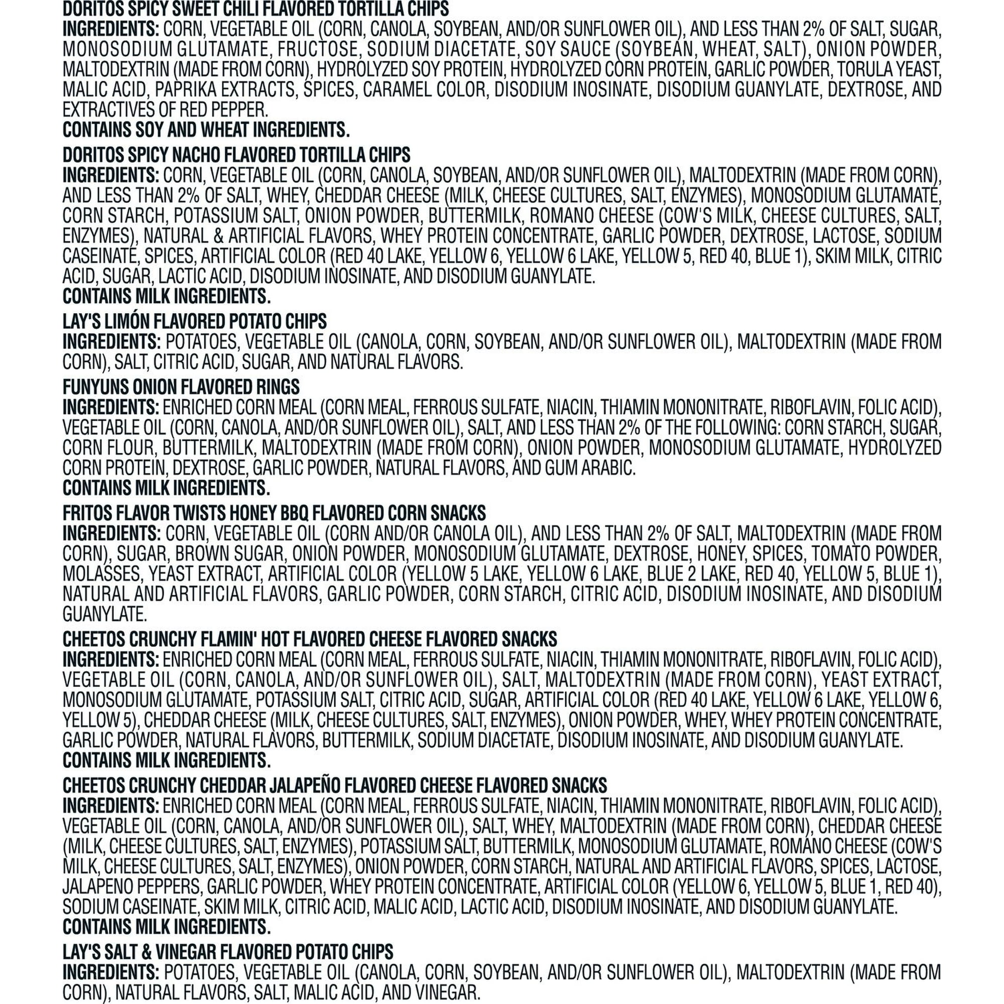 Frito Lay Bold Mix Chips Variety Pack, Mega Size, 42 Count