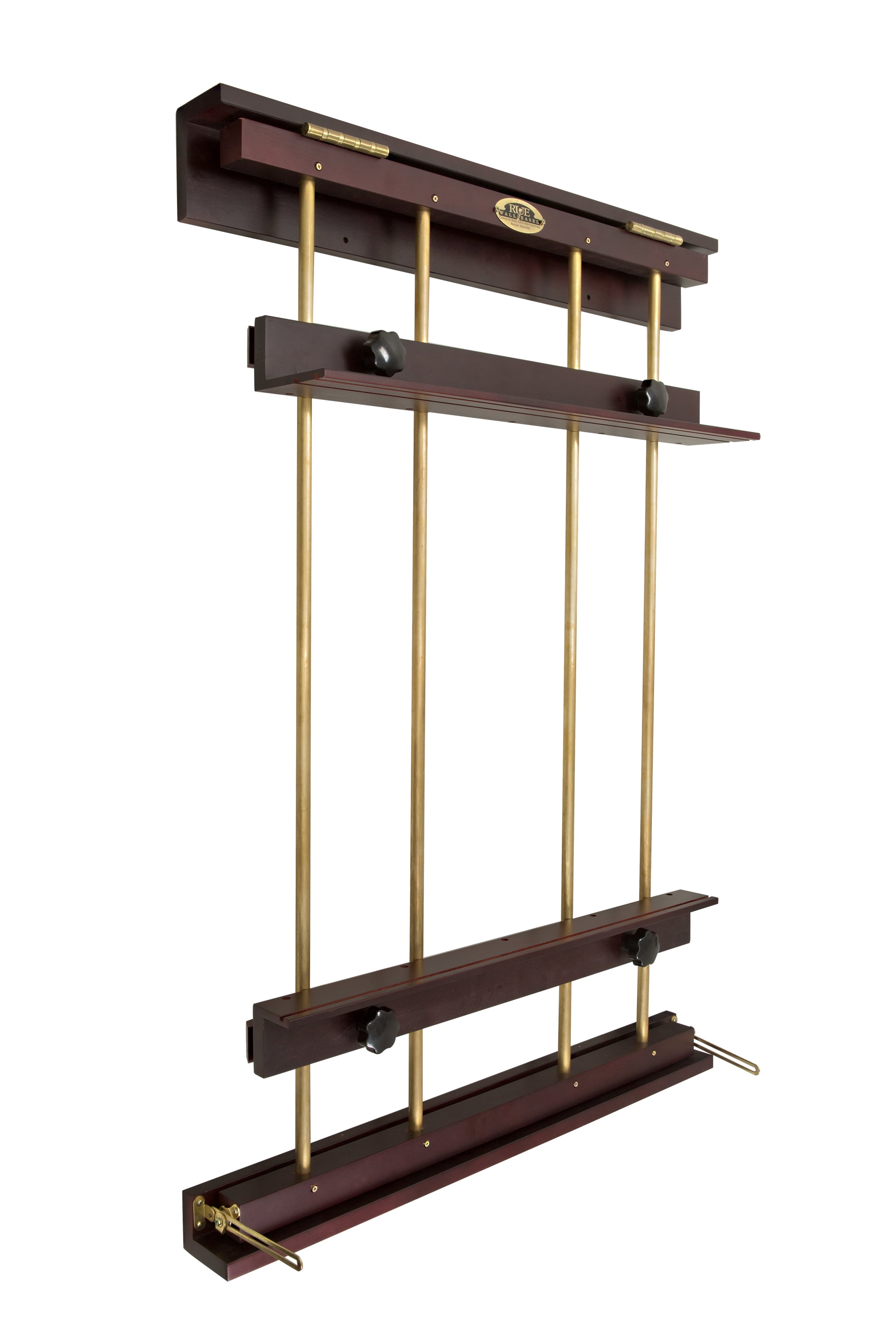 Rue WAll Display & Painting Easel Medium - 32in Wide-Canvases up to 40in High - Mahogany