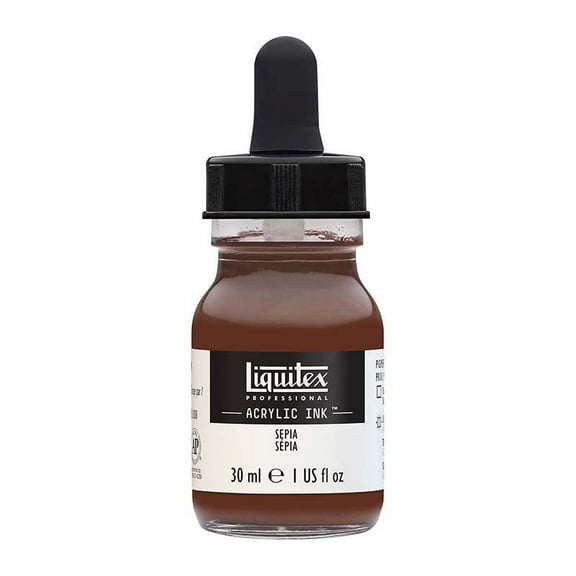 Liquitex Professional Acrylic Ink - 30 ml, Sepia