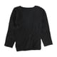 thumbnail image 2 of Alfani Womens Textured Pullover Blouse black L, 2 of 2