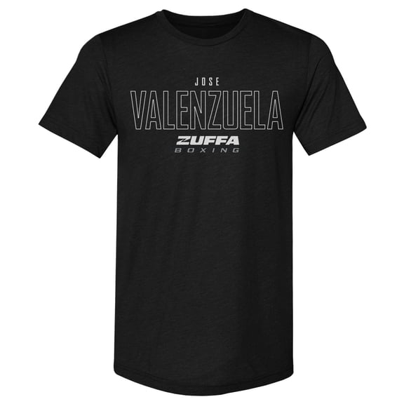 Men's 500 Level Black Jose Valenzuela Zuffa Boxing Premium Tri-Blend T-Shirt