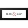 thumbnail image 2 of Ball, Susan 18x9 Black Modern Framed Museum Art Print Titled - Classy And Sassy, 2 of 5