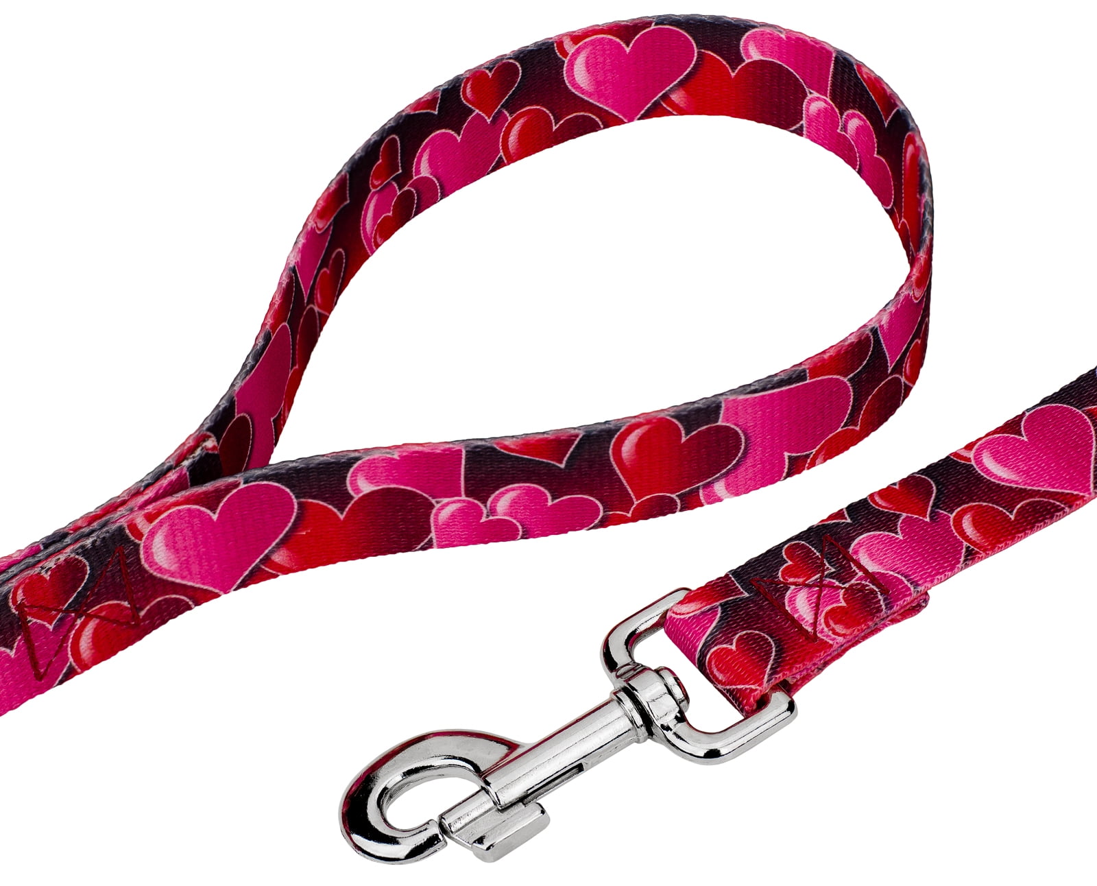 Country Brook Petz® Romantic Hearts Martingale Dog Collar and Leash, Large