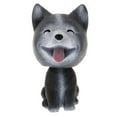 thumbnail image 2 of Sentado Bobbing Sacudiendo la cabeza Husky Dog Puppy Bobble Head Animal Toy Zulema Muñeca sacudiendo la cabeza, 2 of 8