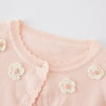 thumbnail image 4 of Odeerbi Toddler Girls Bolero Cardigan Cropped Shrugs Knit Cover Up Kids Baby Fashion Cute Solid Color Long Sleeve Thin Style Button Cardigan Sweater Toddler Clothes Pink, 4 of 7