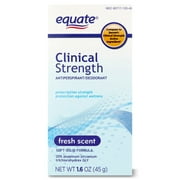 Equate Clinical Strength Fresh Scent Antiperspirant/Deodorant, 1.6 oz.