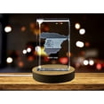 thumbnail image 3 of Spain 3D Engraved Crystal 3D Engraved Crystal Keepsake/Gift/Decor/Collectible/Souvenir, 3 of 8