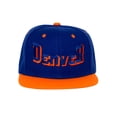 thumbnail image 2 of Top Headwear Denver City Snapback Hat -  Colorado 2 Tone Baseball Ball Cap, Royal/Orange, 2 of 4