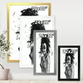 thumbnail image 4 of Designart 'Black and White Portrait of African American Woman V' Modern Framed Art Print, 4 of 4