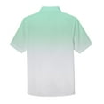 thumbnail image 4 of Boys Button Down Shirts Gradient Casual Short Sleeve Beach Summer Boy Shirt with Pocket 5-14 Years, 4 of 4