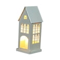 thumbnail image 2 of Lipstore House Candle Holder Decorative Tea Light Lantern for Shelf Party Living Room White Large, 2 of 8