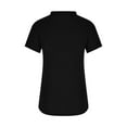 thumbnail image 5 of Giftesty Women Casual Solid Pullover V-Neck Short Sleeve T-Shirt Tops Blouse, 5 of 5