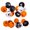 Multi-color, variant on Michellecmm Halloween Balloons Bat Pumpkin Skull Print Latex Balloons Party Favors