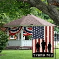 thumbnail image 4 of Patriotic American Soldier Thank You Garden Flag 12x18 Inch Double Sided 4th of July Independence Day Memorial Day Yard Outdoor Decor USA Flag, 4 of 6