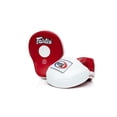 thumbnail image 1 of Fairtex FMV9 Contoured Focus Mitts |Striking Accuracy & Protection for Boxing, Muay Thai, Kickboxing |Ergonomic Design, Soft Padding, Secure Fit Leather -(Red/White), 1 of 4