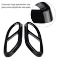 thumbnail image 1 of Cubierta de tubo de escape de acero inoxidable, silenciador de escape para Mercedes Benz GLC C Clase E C207 Coupe 14-17 (A)(negro) Unbranded QC05930-02, 1 of 8