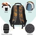 thumbnail image 4 of Bulopur Cute Kids 17 Inch Backpack Set, 4 Piece Highland Cow Print School Bookbag with Lunch Box, Water Bottle Holder and Pencil Case for Elementary, 4 of 8
