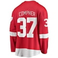thumbnail image 3 of Men's Fanatics J.T. Compher Red Detroit Red Wings Home Breakaway Jersey, 3 of 3