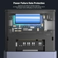 thumbnail image 5 of BENFEI M.2 NVME SSD Enclosure, Tool-Free USB C (10Gbps) to NVME Adapter Supports 10s Power Loss Protection, Compatible with NVME M and B&M Keys with Size 2230/2242/2260/2280 SSDs, 5 of 8