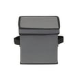 thumbnail image 4 of Household Essentials Saucer Storage Box, Holds 12 Saucers with Felt Protectors, Windowed Panel, 2 Riveted Handles, Foldable and Stackable Box, Gray, 4 of 8