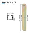 thumbnail image 2 of Square Door Knob Spindle 50x8mm, Carbon Steel Spare Door Handle Spindle, Gold 1 Pack, 2 of 7