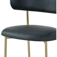 thumbnail image 5 of Meridian Furniture Lupita Black Vegan Leather Dining Chair (Set of 2), 5 of 8