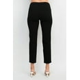 thumbnail image 3 of Hope  Harlow Mid Waist Side Button Millennium Ankle Pants by Curated Brands, 3 of 4
