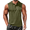 Army Green, variant on COOFANDY Mens Sleeveless Cotton Hoodies Workout Muscle Cut Off Tank Top Gym Bodybuilding Shirts Boxing T Shirt