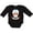 AB-Black, variant on Inktastic Day Of The Dead Skull Boys or Girls Long Sleeve Baby Bodysuit