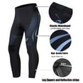 thumbnail image 4 of Cycling Pants Men Padded Bike Riding Leggings Road Biking Tights Gray L, 4 of 7