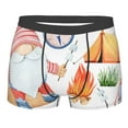 thumbnail image 4 of Goofa Gnome Camping Printed Men's Boxer Briefs Underwear, Moisture-Wicking Underwear, Trunk,Soft and Breathable Cotton Underwear-, 4 of 9