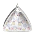thumbnail image 3 of Lsque Hand Drawn Rabbit Printed Long Tissue Box Cover Holder, Facial Paper Organizer Dispenser,Triangle with Bottom Belt, PVC Leather Decorative Organizer, 3 of 9