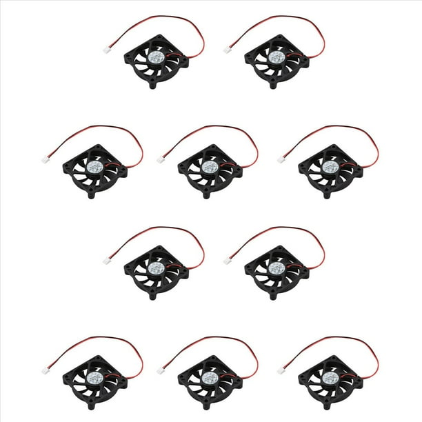 10X Ventilador de Refrigeracion Enfriador de 2 60mm DC 12V 0.16A Caja de PC de Escritorio